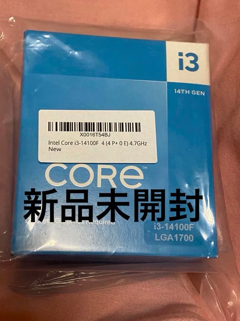 新品未開封 Intel Core i3-14100F 第14世代 LGA1700