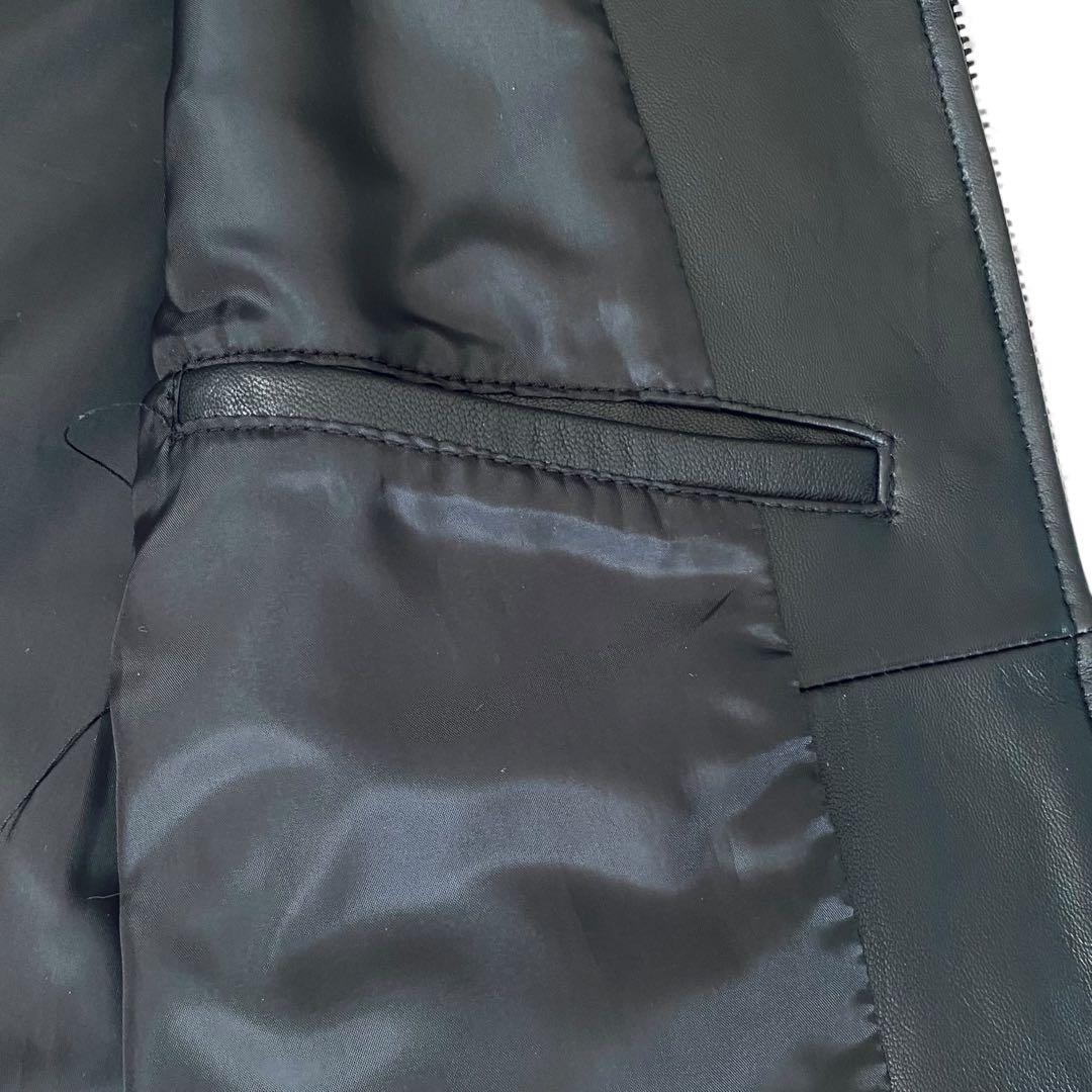 RATTLE TRAP【美品】レザー シングル ライダースジャケット XL