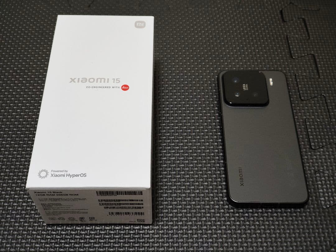 Xiaomi 15 日本版 12db 256gb ブラック