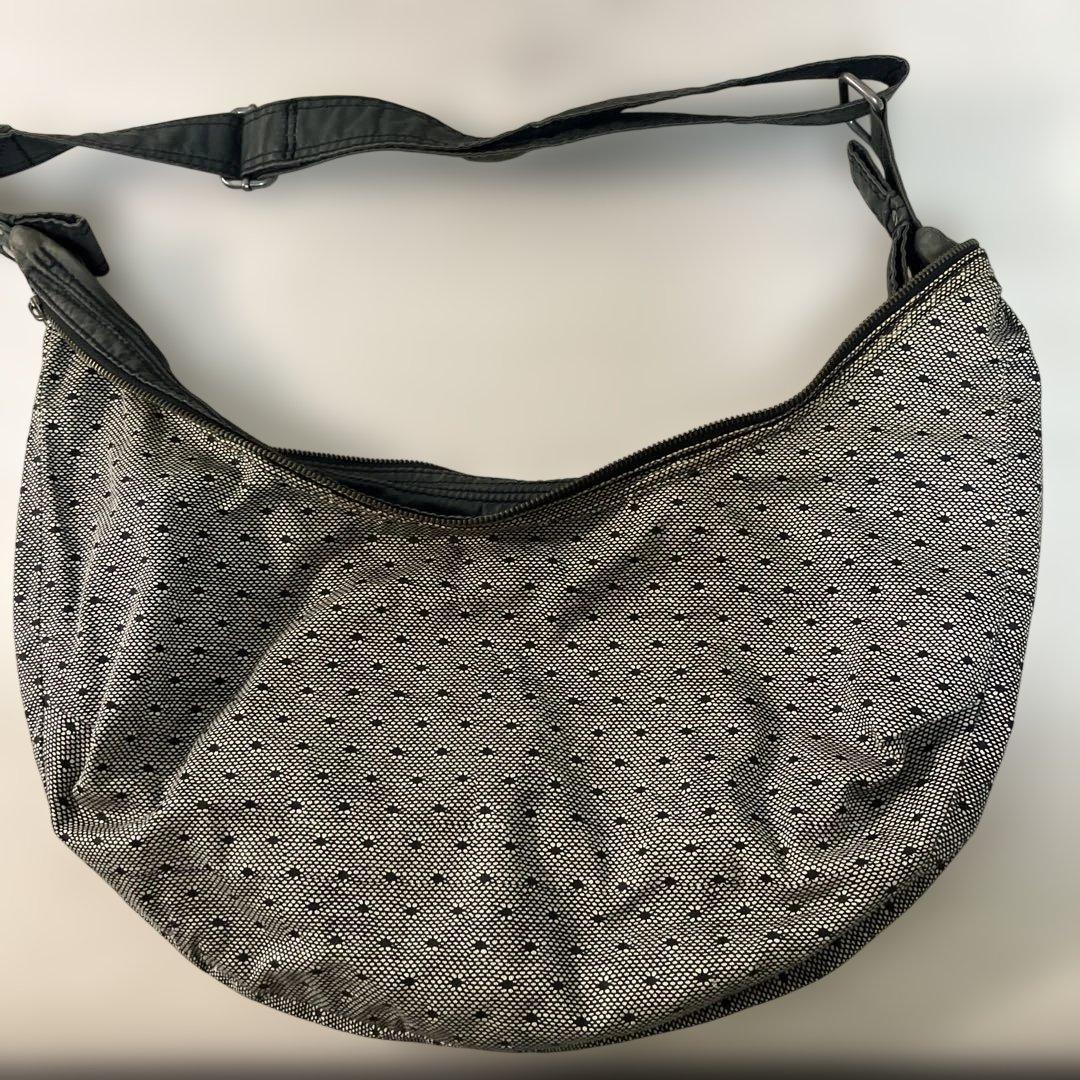 古*離様 DIESEL 三日月型　ダークブルー ショルダーバッグ