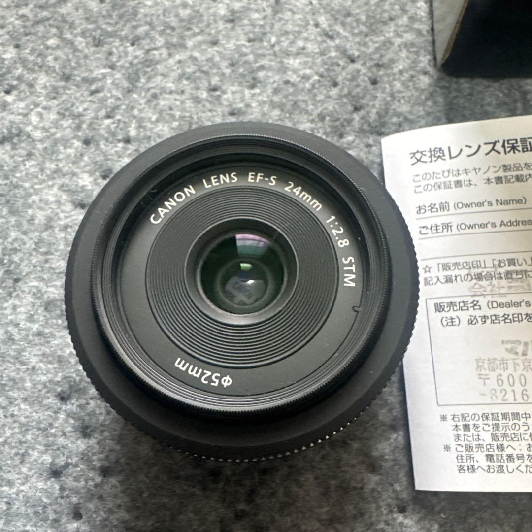 Canon カメラレンズ　EFS 24mm f/2.8 STM