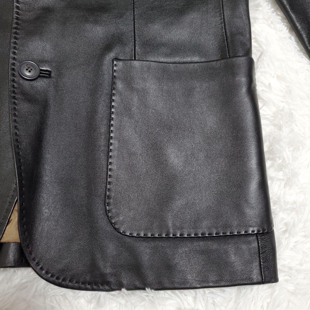 美品✨g-stage　ラムレザー　羊革　テーラードジャケット　aotake様