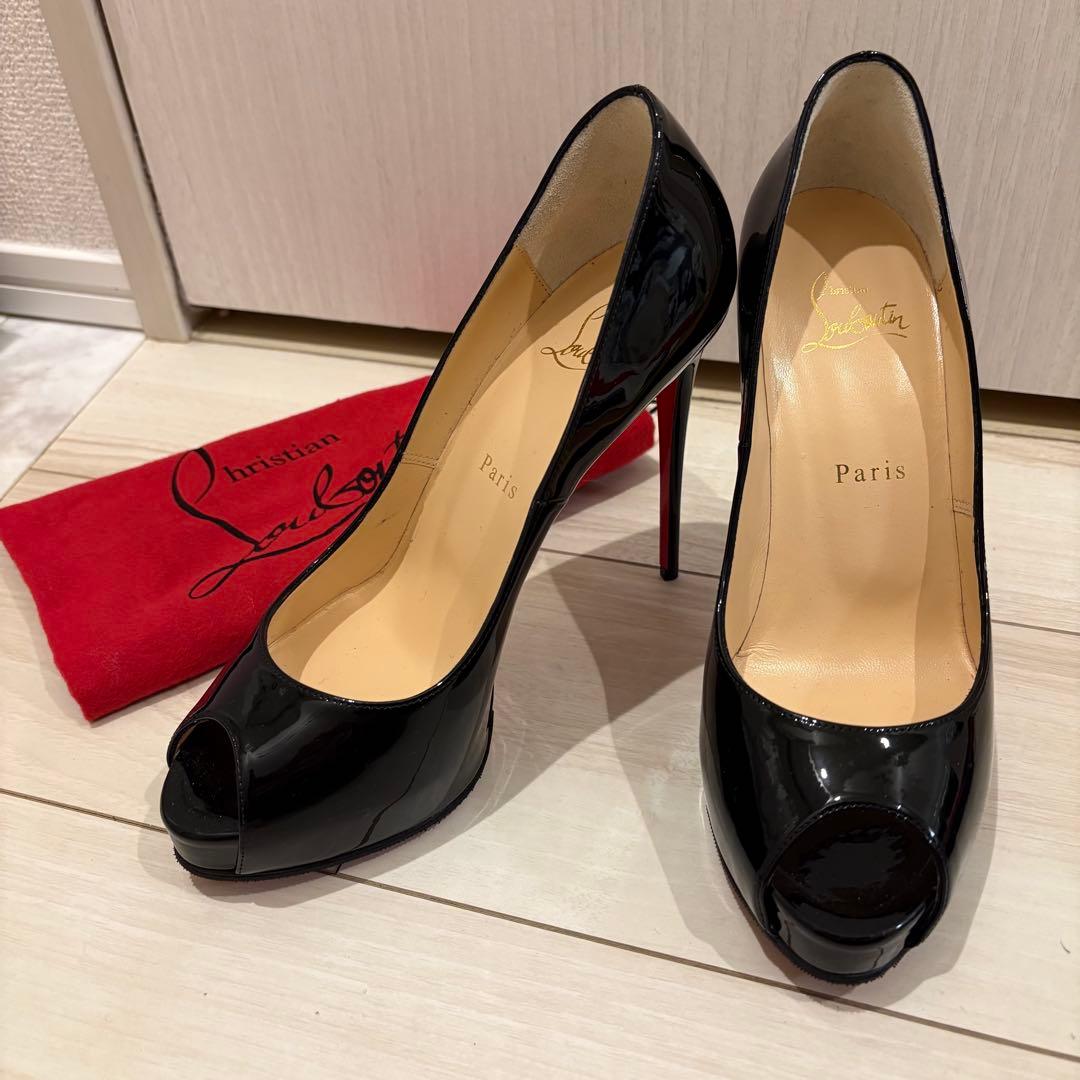 【12月限定値下げ】Christian Louboutinハイヒールオープントゥ