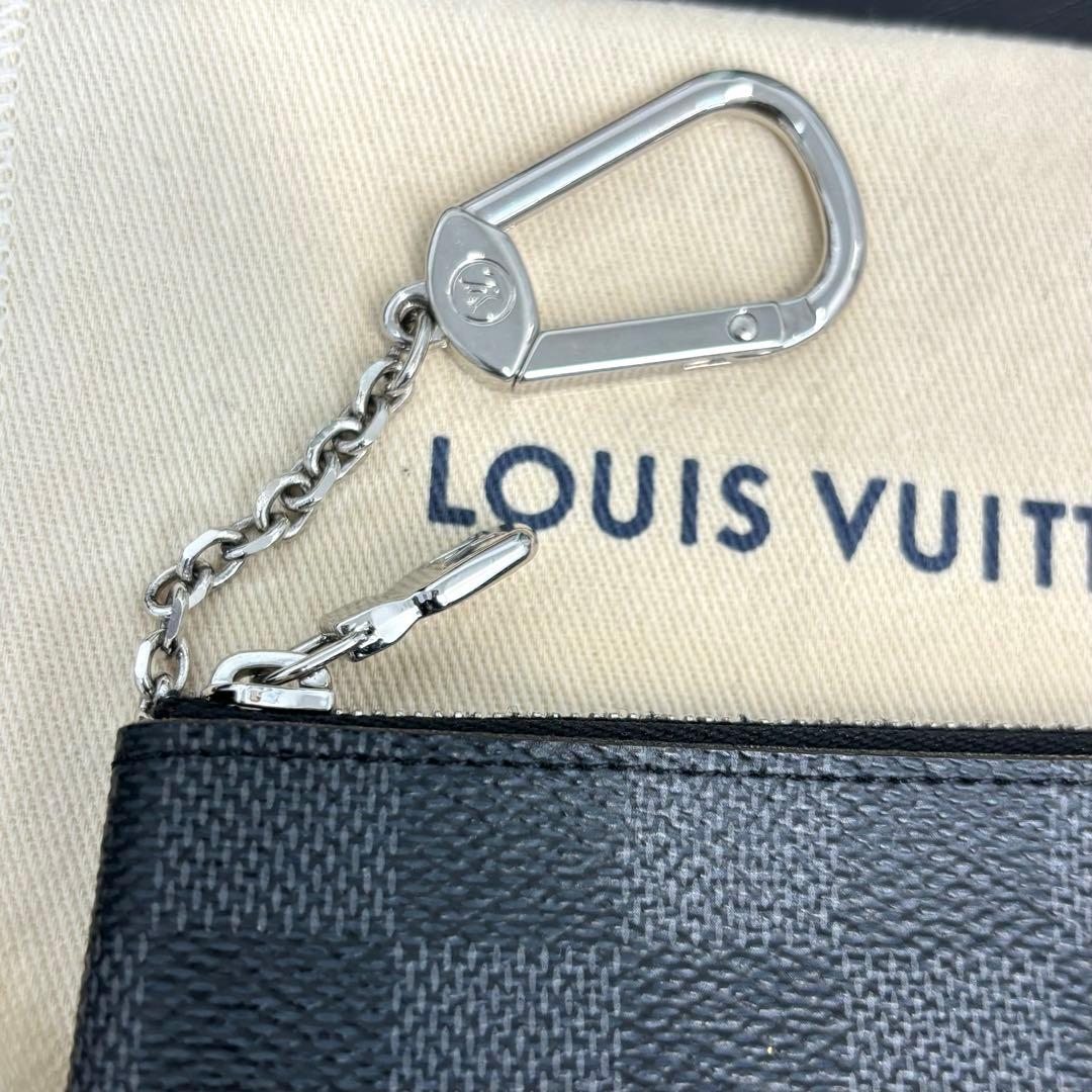 ★極美品★ルイヴィトン ダミエ ポシェット・クレ N60155 ケース