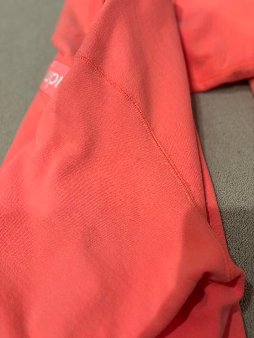 Supreme BoxLogo コーラルピンク トレーナー L(超希少)