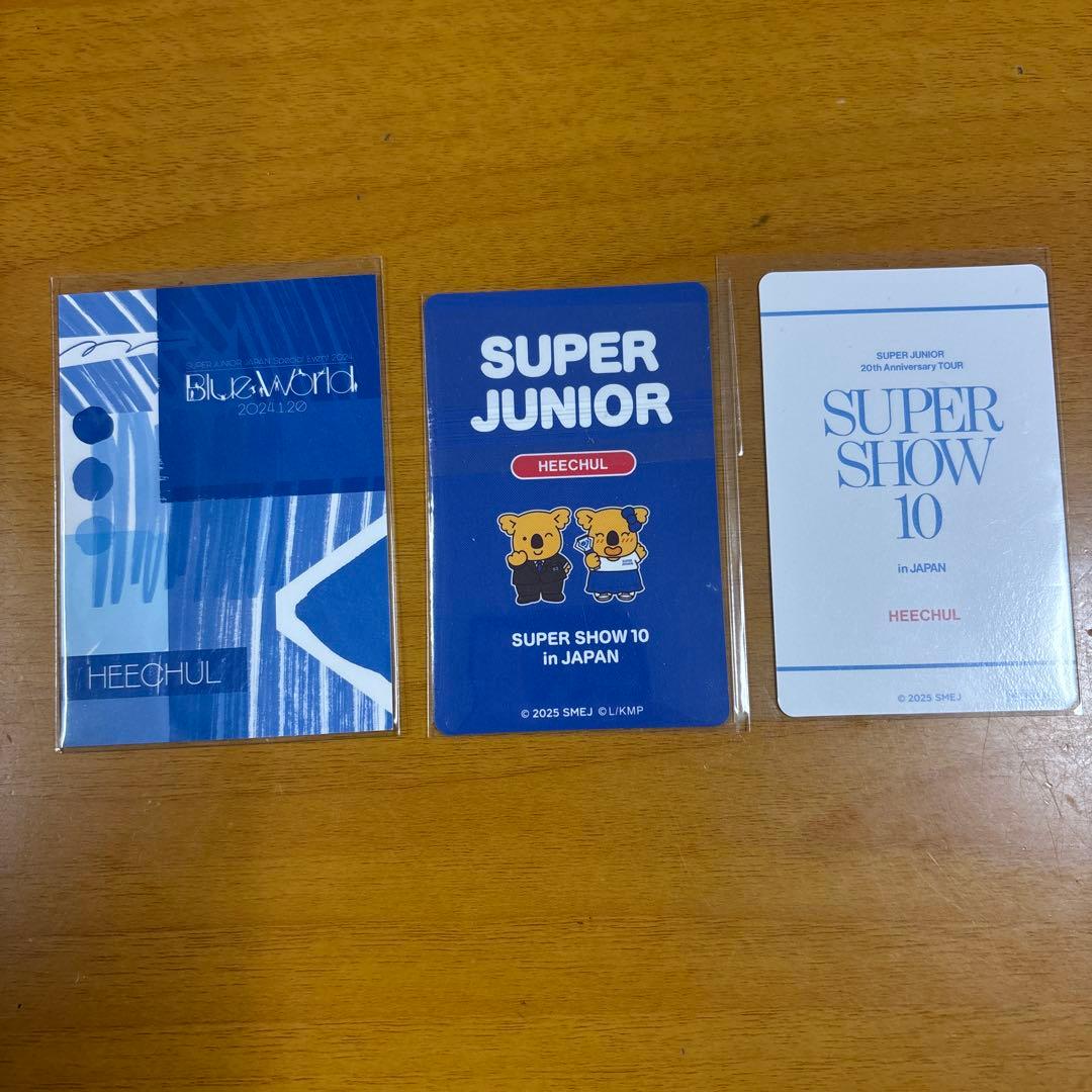 SUPERJUNIOR ヒチョル トレカ 3枚