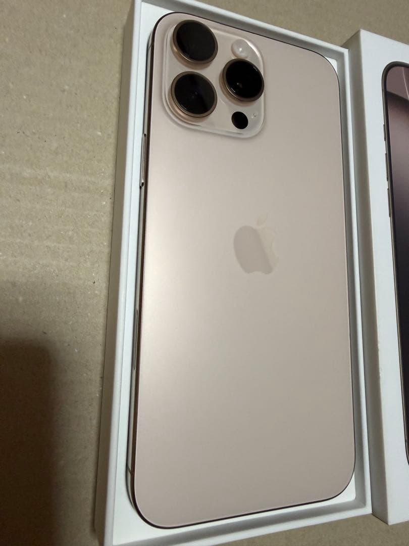 [超美品] iPhone16Pro Max 512GBデザートチタニウム