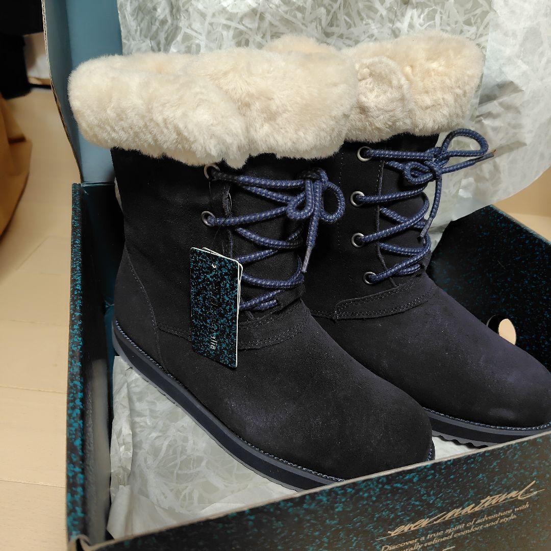 EMU Australia ムートンブーツ レースアップ