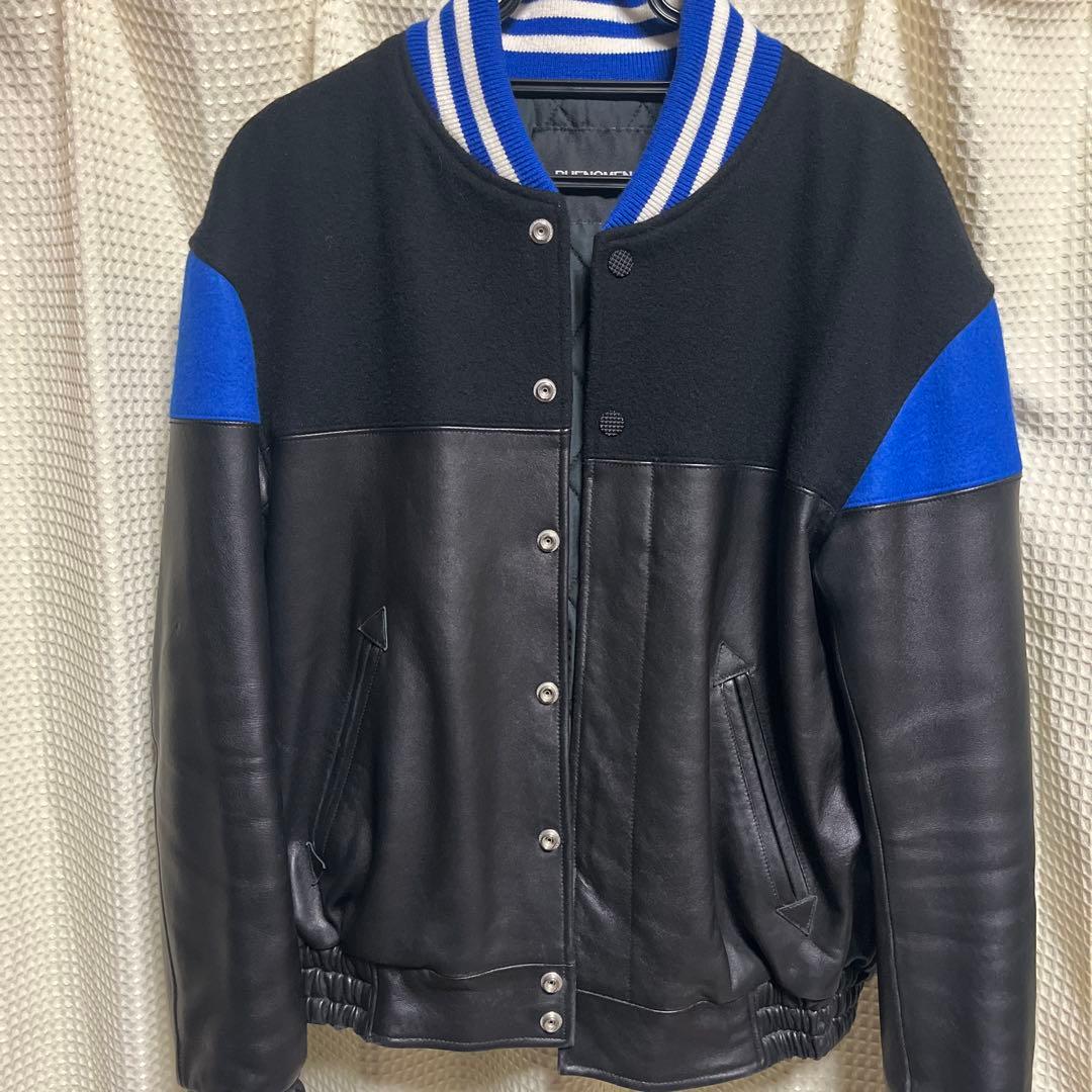 【希少】PHENOMENON 2012AW 袖レザー(羊革)スタジャン