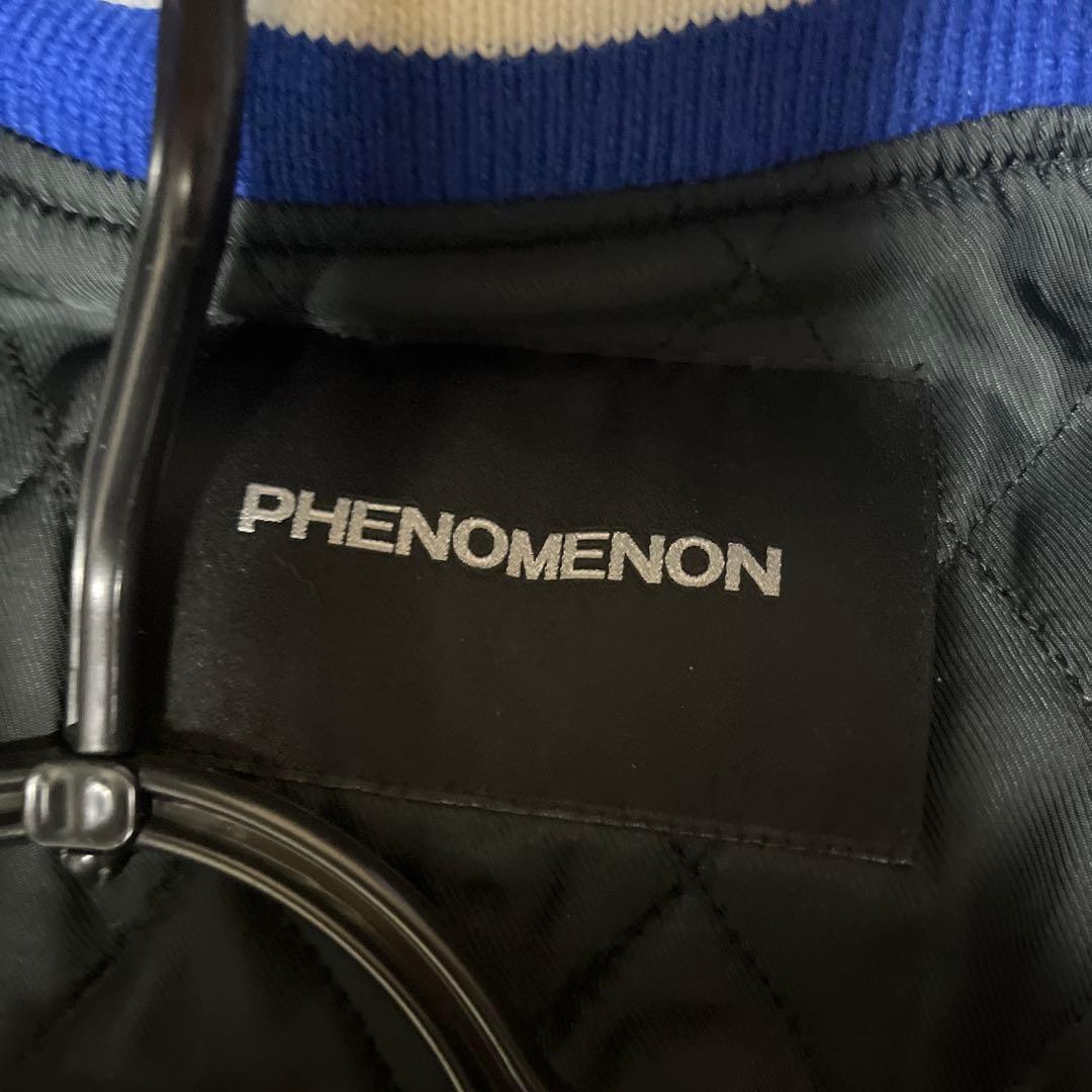 【希少】PHENOMENON 2012AW 袖レザー(羊革)スタジャン