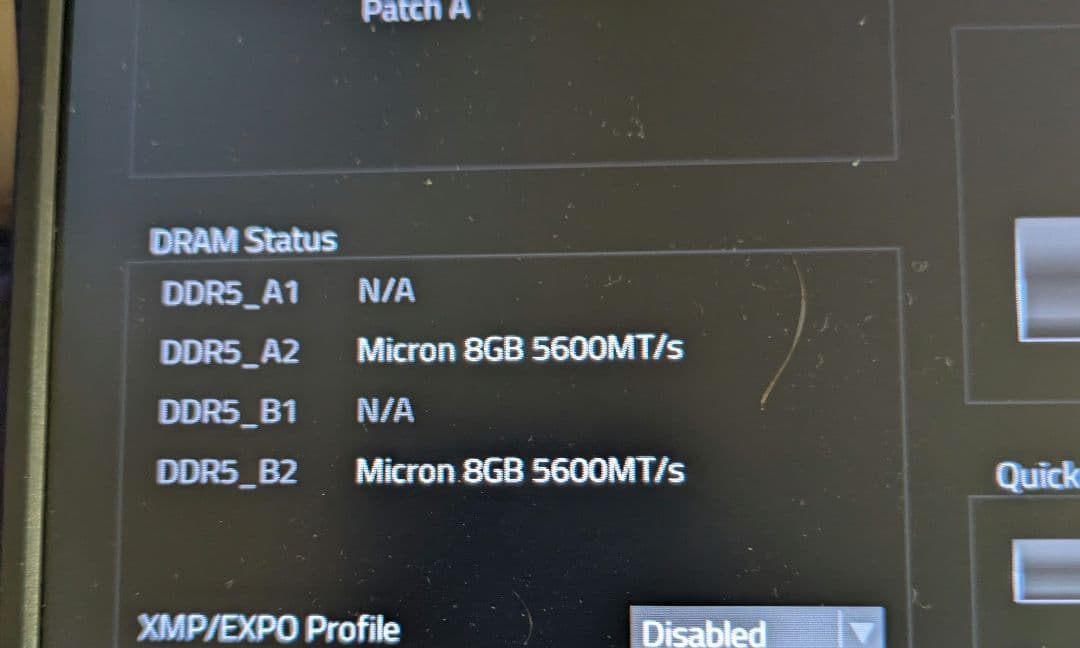 PCメモリ　デスクトップ用 DDR5−5600 8GB×2 16GB