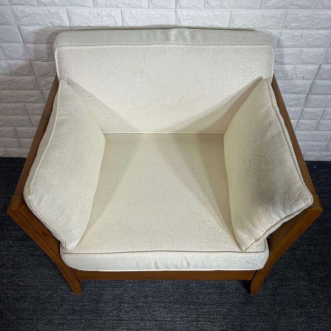 SCANTEAK スキャンティーク1人掛けソファ 木製フレーム 北欧 C091