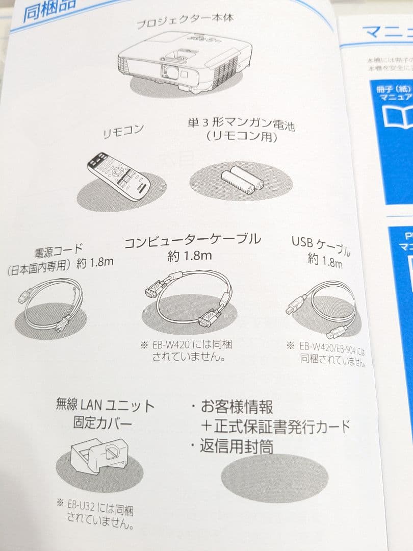 【未使用】EPSON エプソン　プロジェクター EB-S04