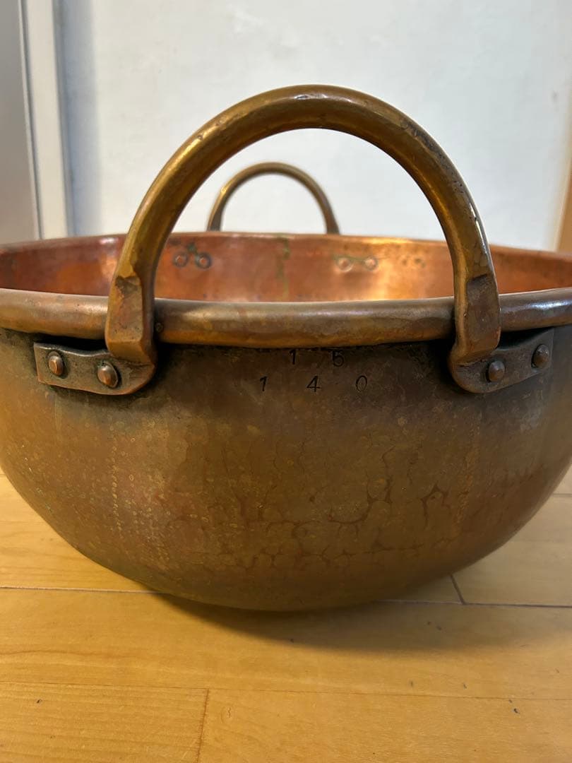 両手銅鍋 製菓用具 業務用 厨房用 洋菓子 和菓子