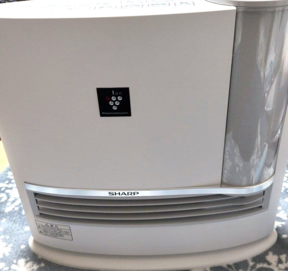シャープ プラズマクラスター搭載 加湿セラミックファンヒーター ホワイト