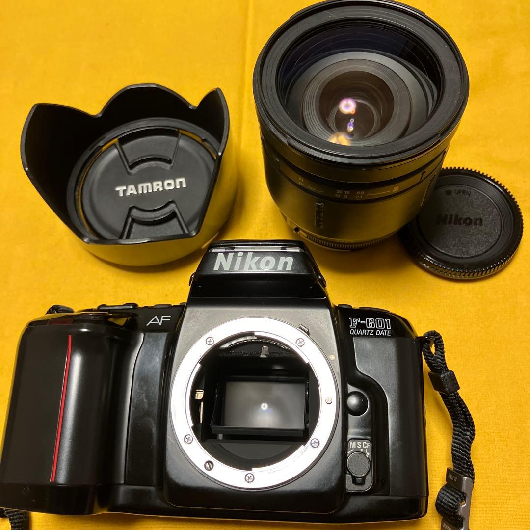 ニコン F601フィルムカメラ+TAMRON28-200mmレンズセット販売
