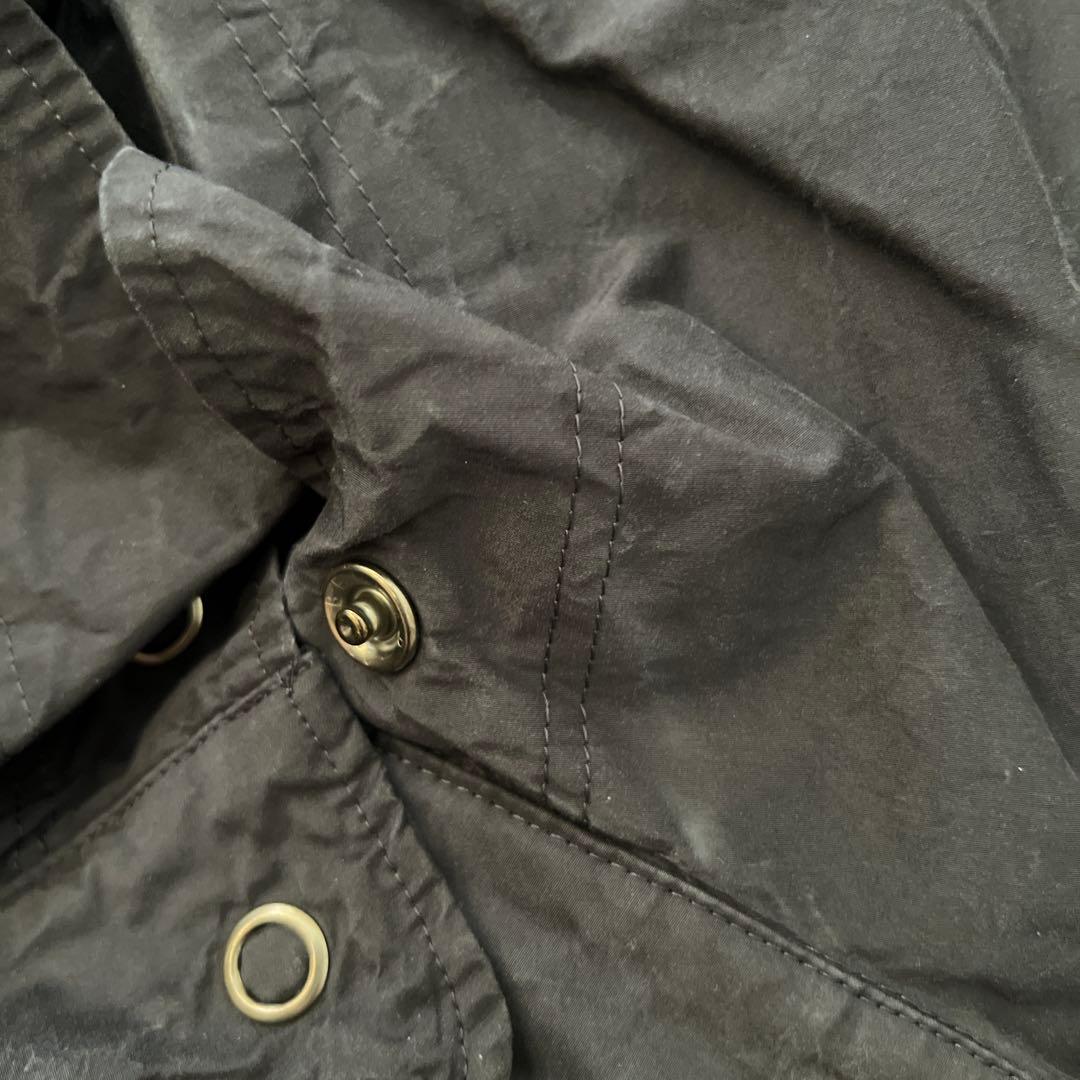 marka ショートモッズオーガニックコットン x シルク ネイビー