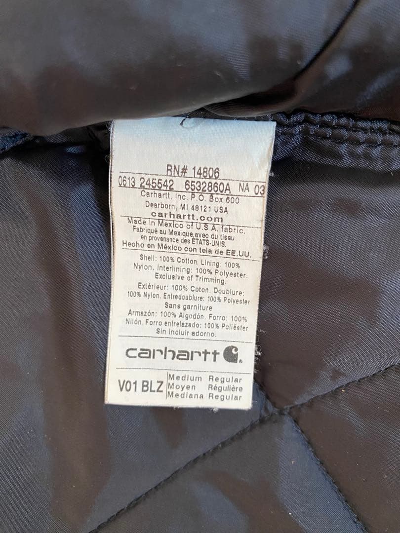 最終値下げ carhartt ダックベスト レアカラー オレンジ