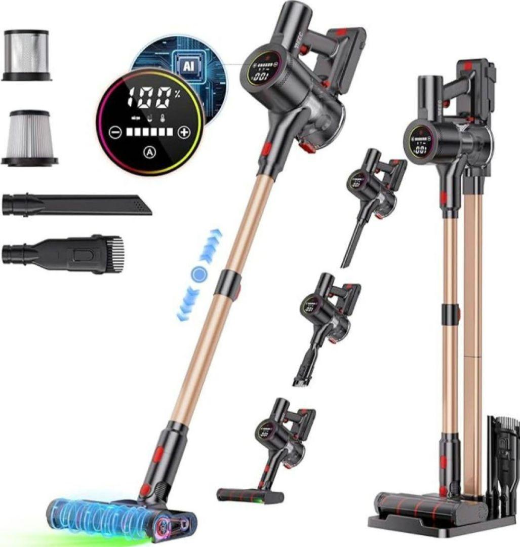 ★コードレス掃除機 軽量 サイクロン式 スティッククリーナー 2WAY