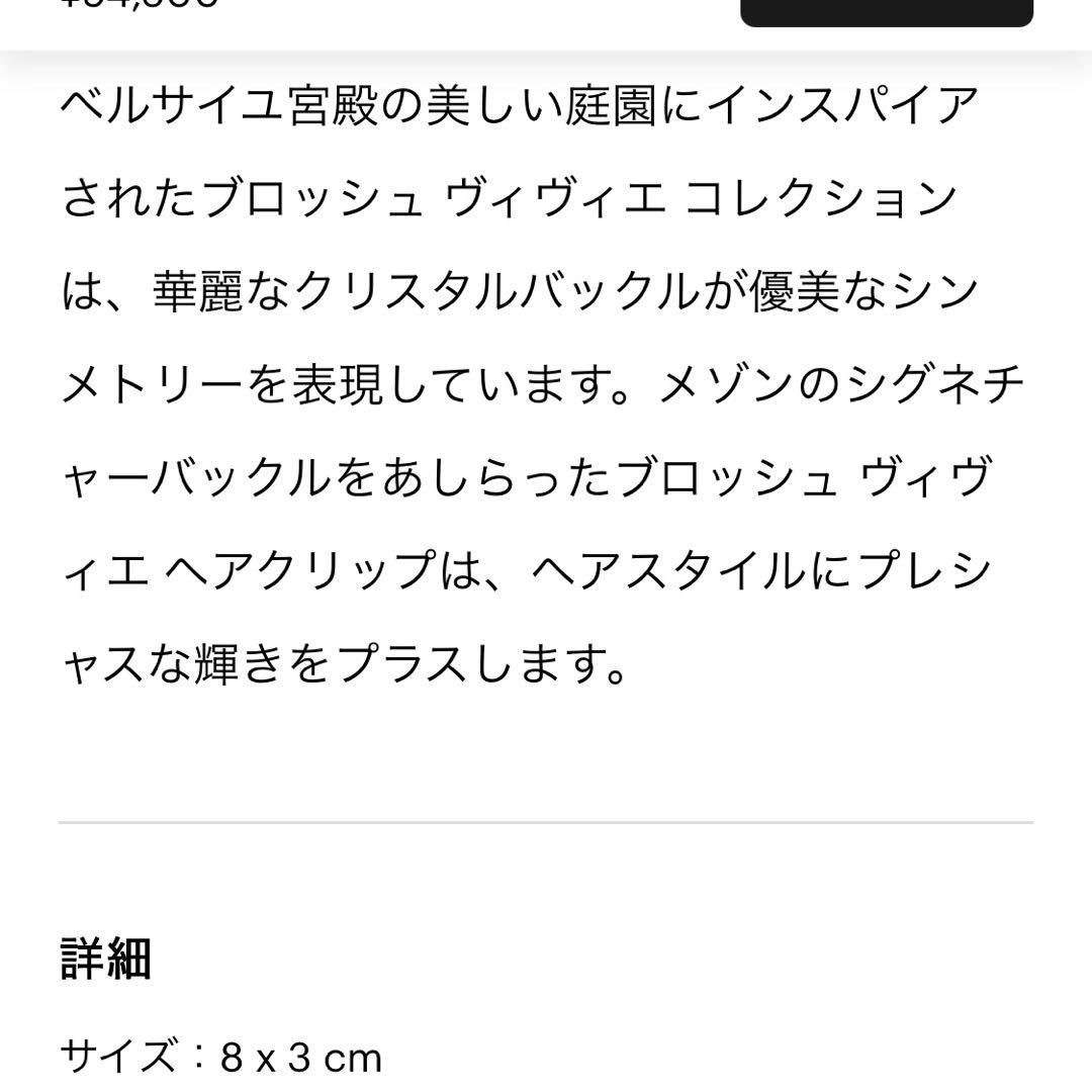 ♡ロジェビビエ♡ヘアーアクセサリー♡ブラック♡