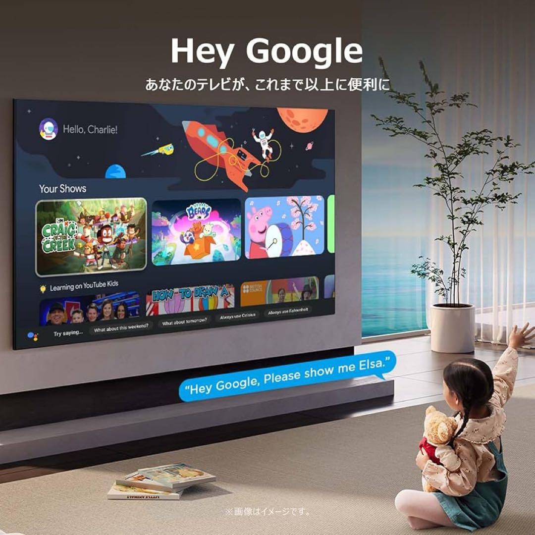 全国送料無料❣️未使用TCL 65型4K量子ドットスマートテレビネット動画多数視聴