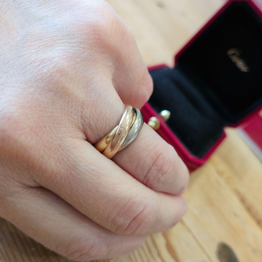 ま*め様 Cartier Au750 リング サイズ50 OAW272