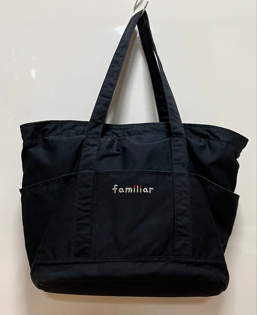 familiar マザーズバッグ、マグケース、哺乳瓶ケース　ネイビー