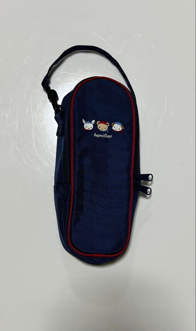 familiar マザーズバッグ、マグケース、哺乳瓶ケース　ネイビー