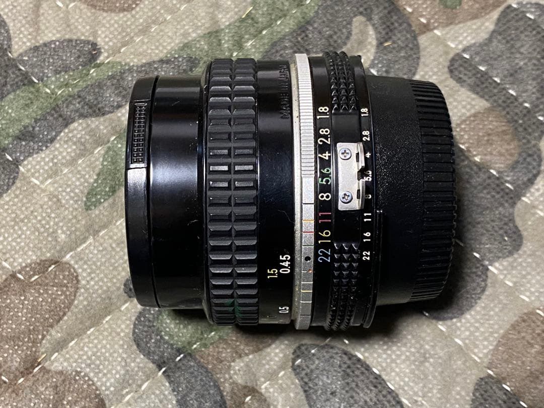 Nikon ニコン Ai ニッコール 50mm F1.8 レンズ 説明書付