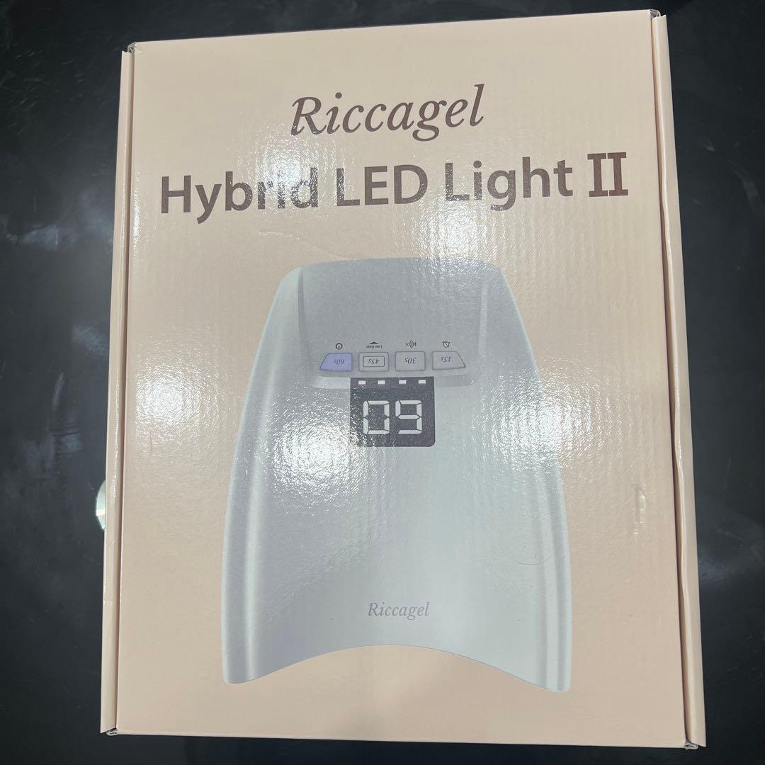 ほぼ未使用/リッカジェルハイブリッドLEDライト/ネイルLEDライト