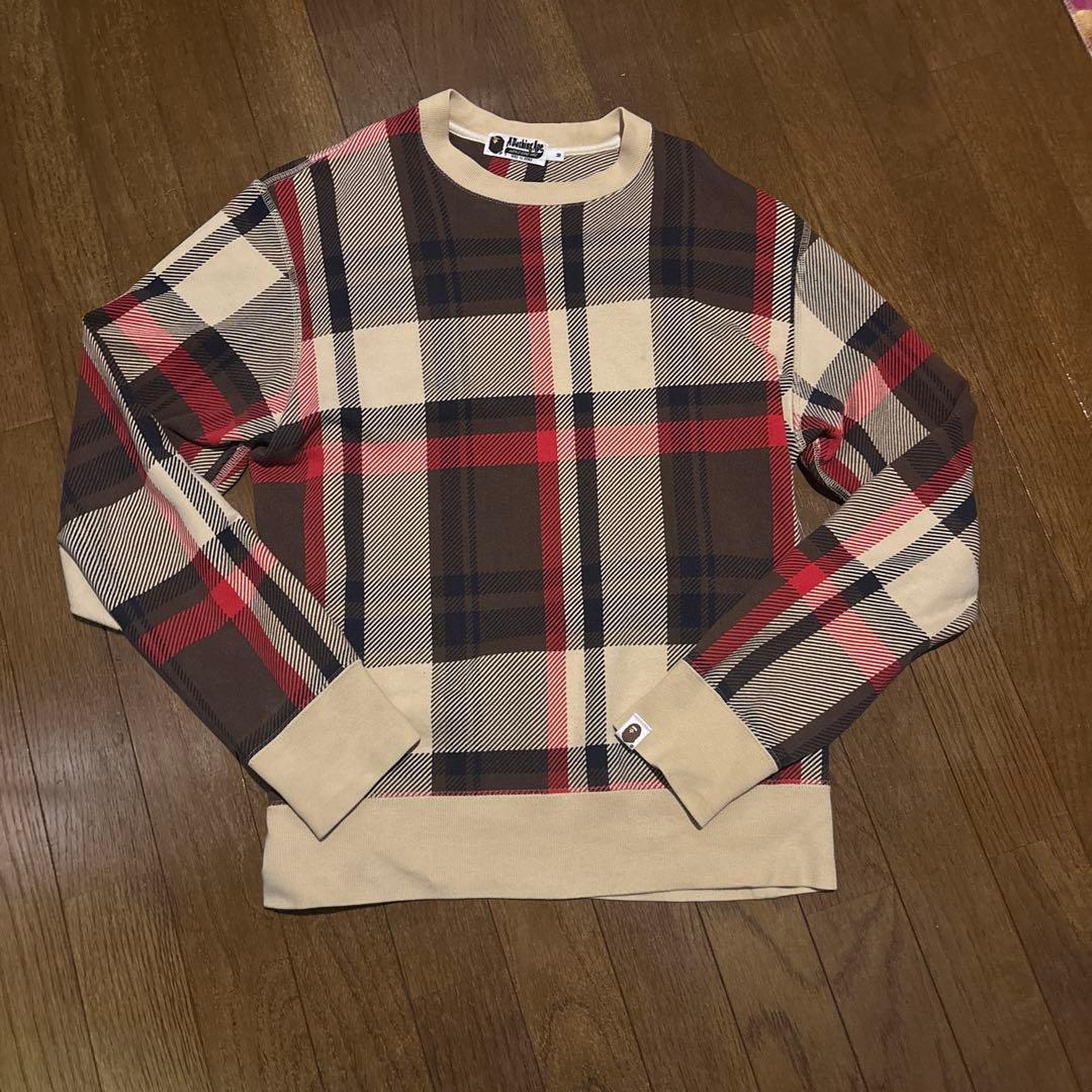 CHECK CREWNECK（チェック クルーネック）