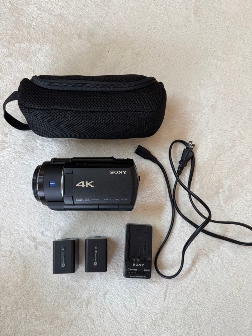 Sony 4K ハンディカム　FDR-AX45 バッテリー2個あり