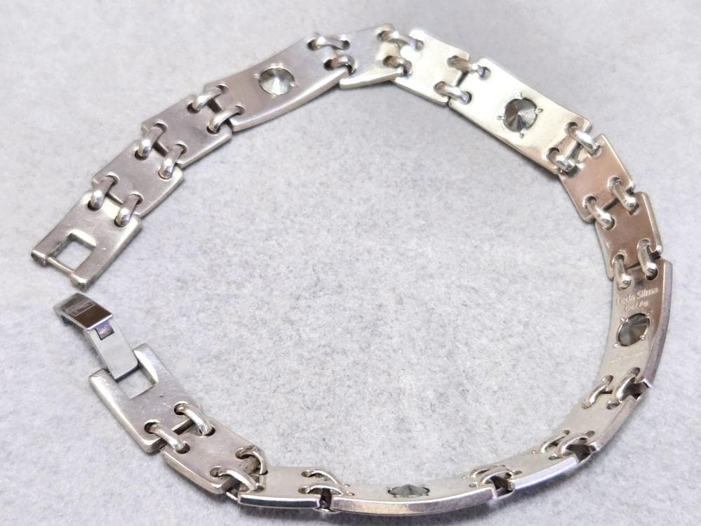 LedaSILMAレダシルマ　Ge/Ag刻印　ヴィヴァンブレスレット　43200