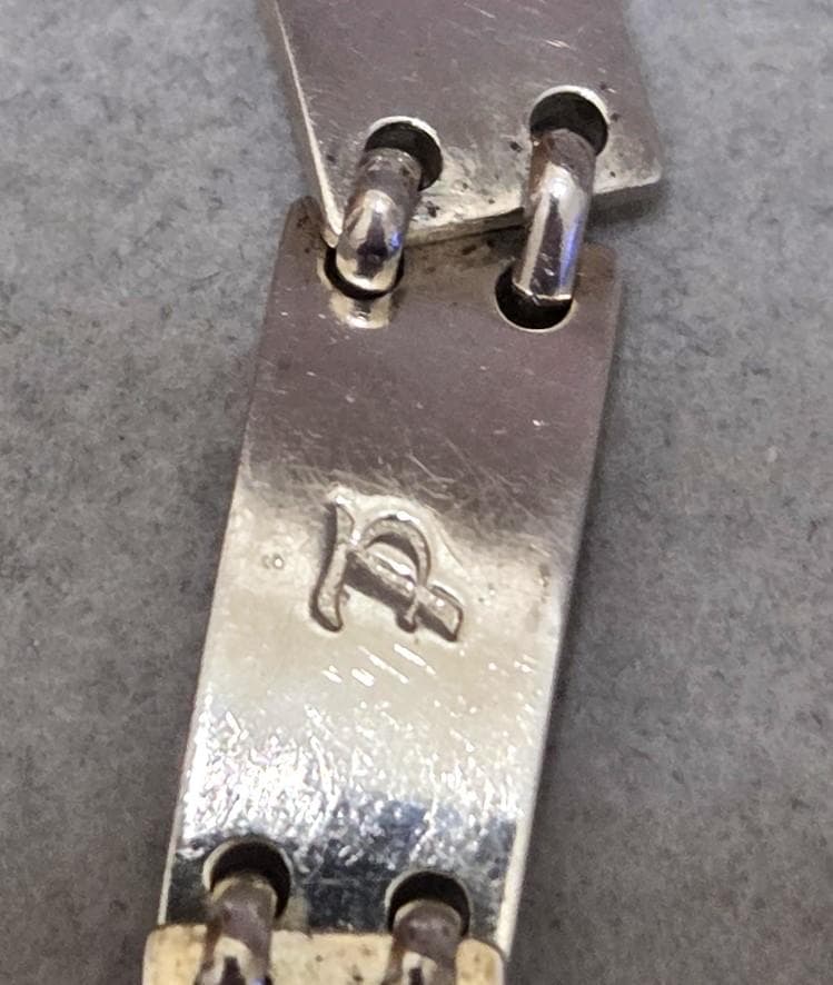 LedaSILMAレダシルマ　Ge/Ag刻印　ヴィヴァンブレスレット　43200