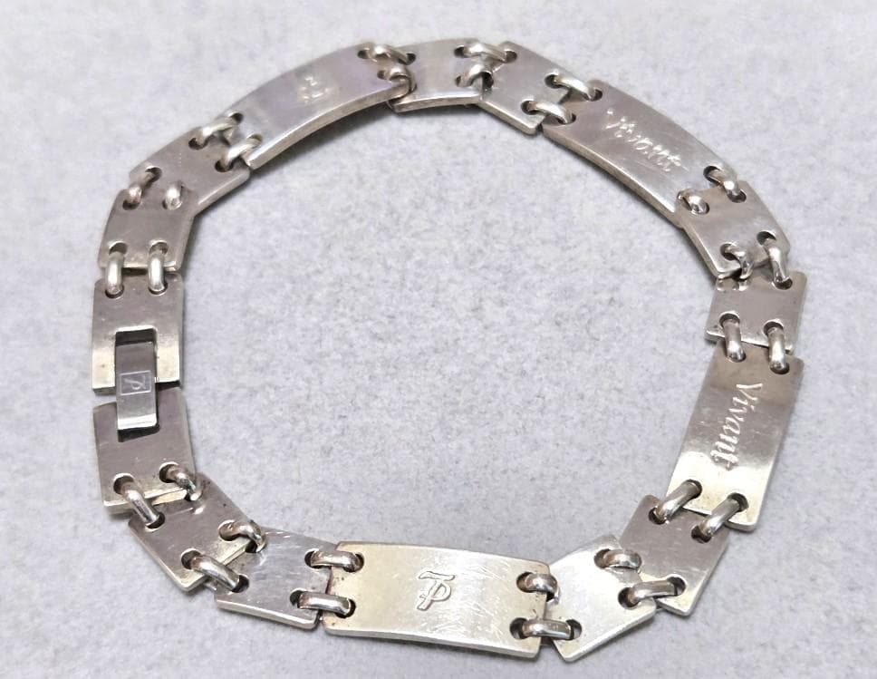 LedaSILMAレダシルマ　Ge/Ag刻印　ヴィヴァンブレスレット　43200