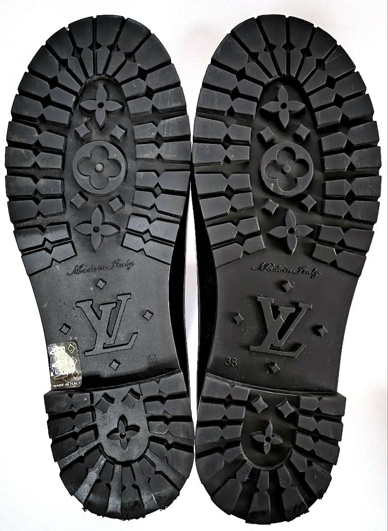 ★美品★ ルイヴィトン モノグラム レインブーツ 長靴 レディース 黒　24cm