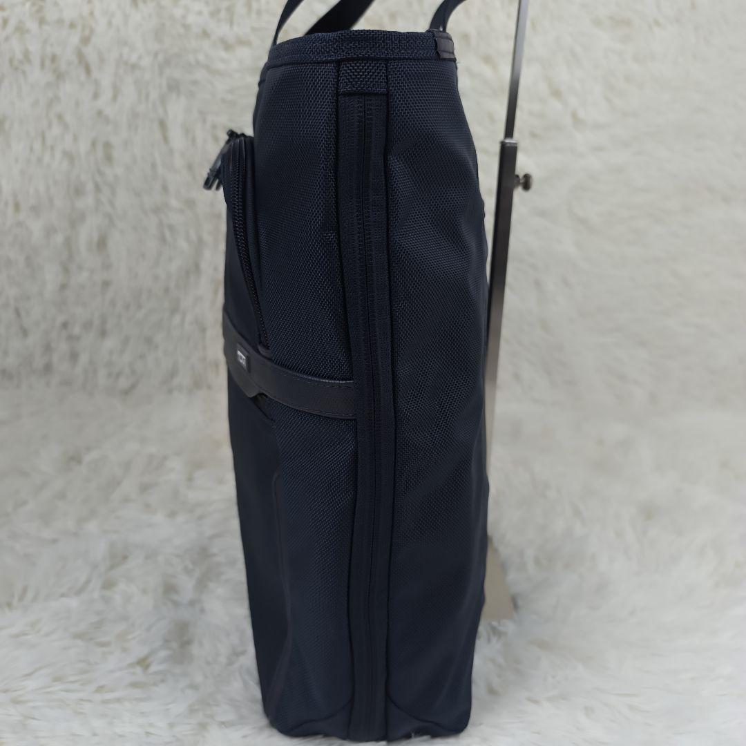 極美品✨ トゥミ シップス 別注 アルファ3 トートバッグ 1層 B4可 紺