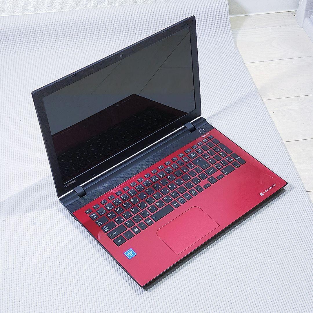 ★千太郎★持ち運び楽々★薄型ノート★人気の光沢レッド★新品高速SSD搭載★