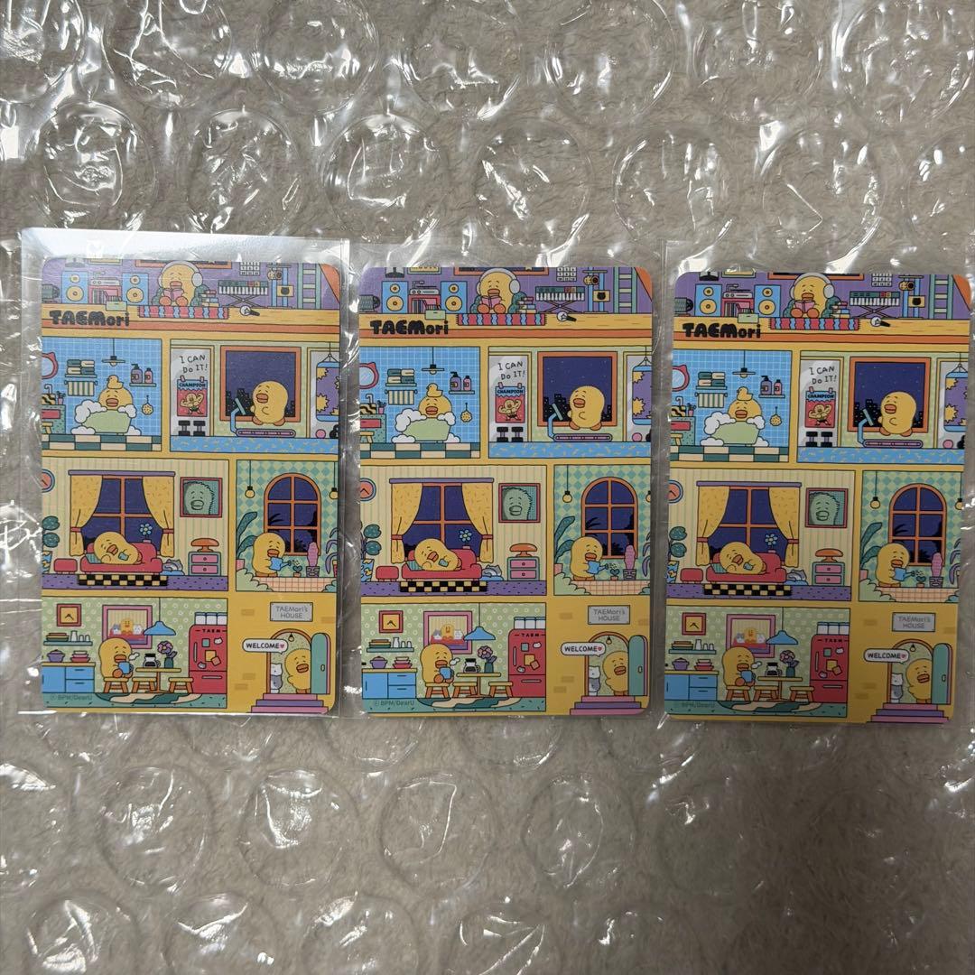 TAEMori POPUP COZY NEST 購入特典 トレカ テミン セット