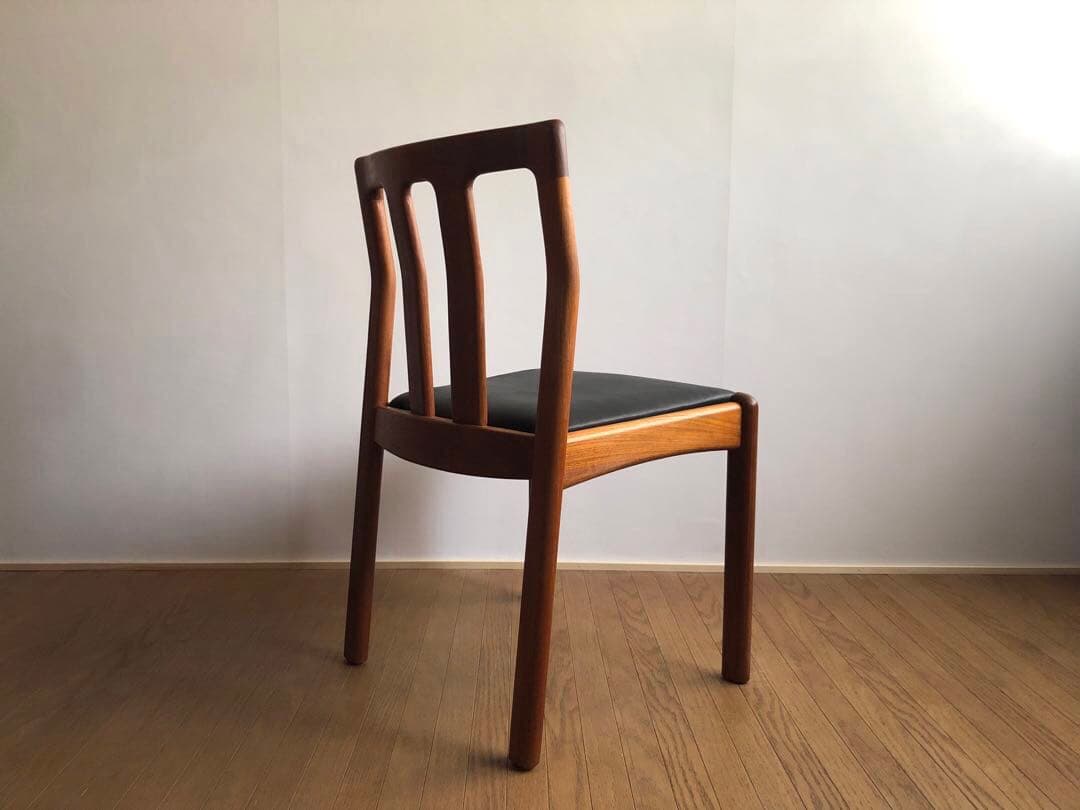 デンマーク dyrlund チーク無垢材チェア③ 北欧ヴィンテージ家具