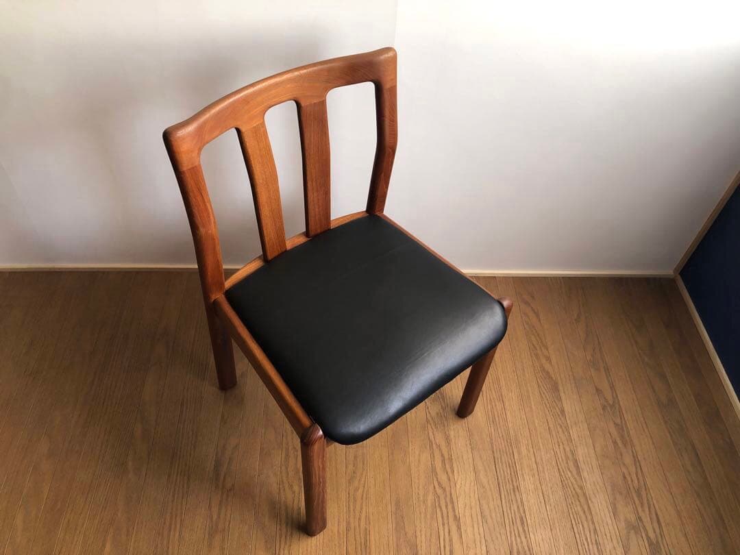 デンマーク dyrlund チーク無垢材チェア③ 北欧ヴィンテージ家具