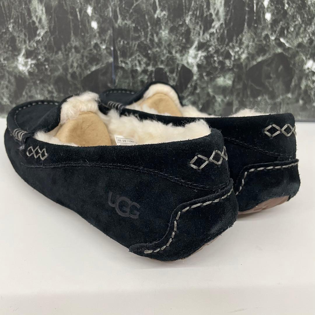 UGG アグ モカシン ANSLEY アンスリー ブラック 25cm