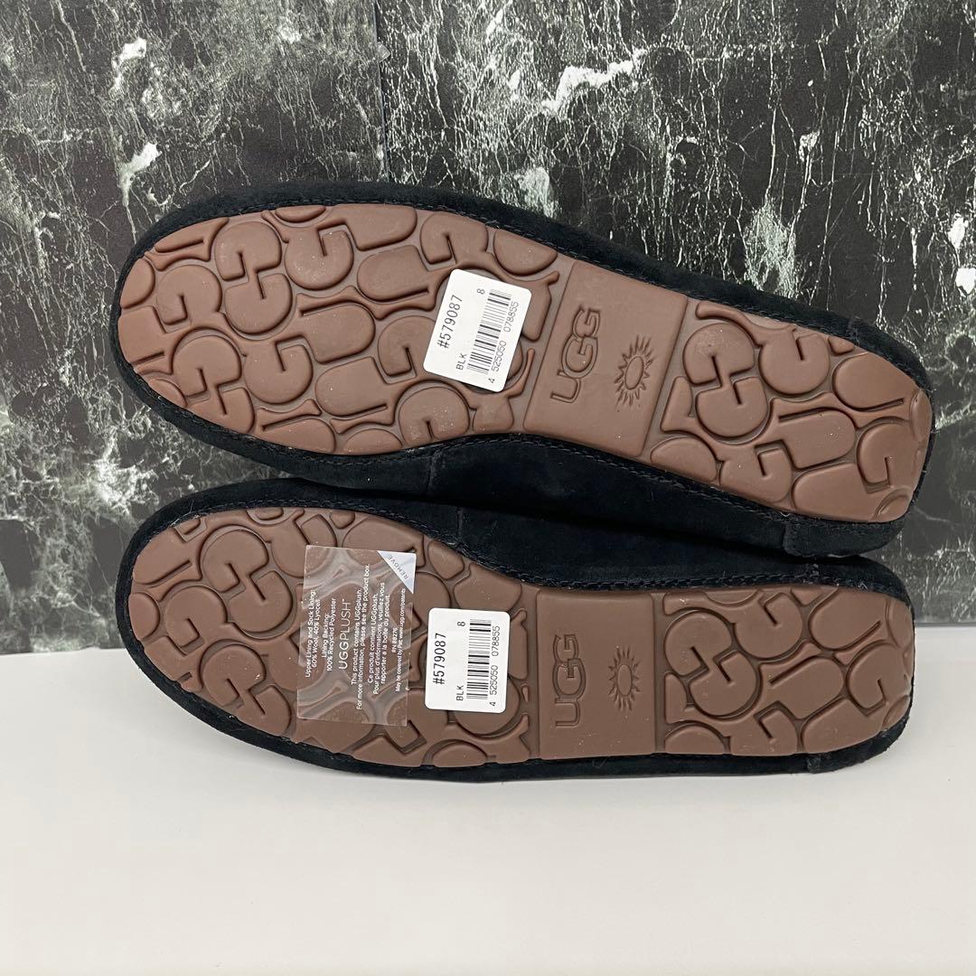 UGG アグ モカシン ANSLEY アンスリー ブラック 25cm