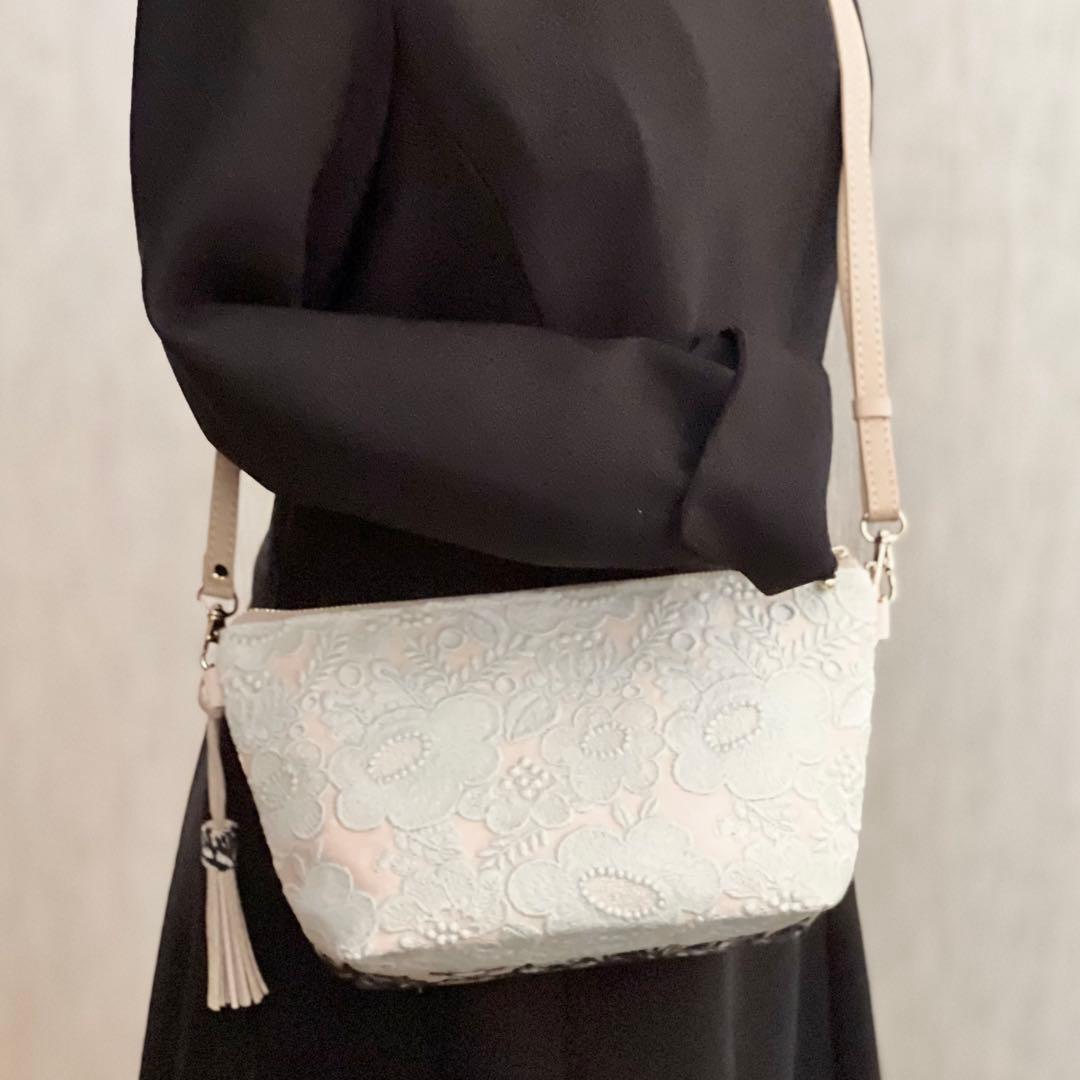 オーダー　ミナペルホネン rosyとsmile flowerショルダーバッグ