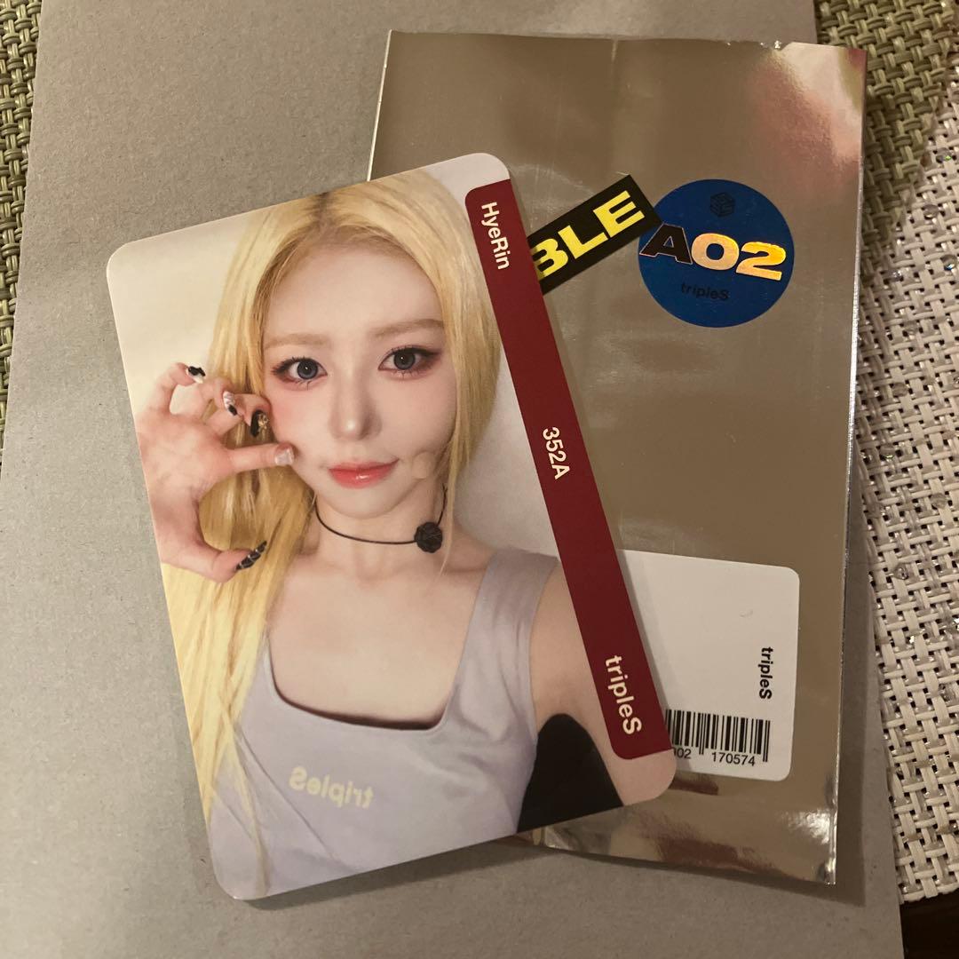 tripleS FC 継続特典 objekt ヘリン hyerin AA352A