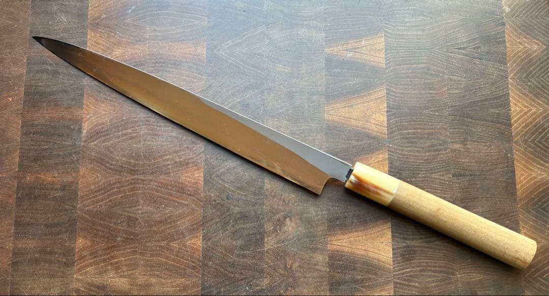 正本総本店　霞　柳刃　300mm 包丁　白鋼　和包丁　再生品