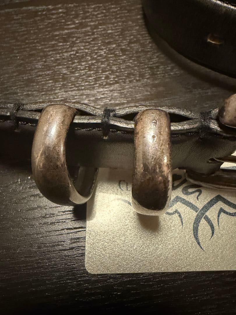 クラウディオカレスターニ　バックル　ベルト