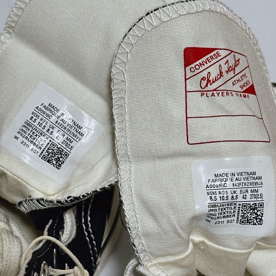 新品 コンバース CT70 PLUS HI CUT A00916C 27cm