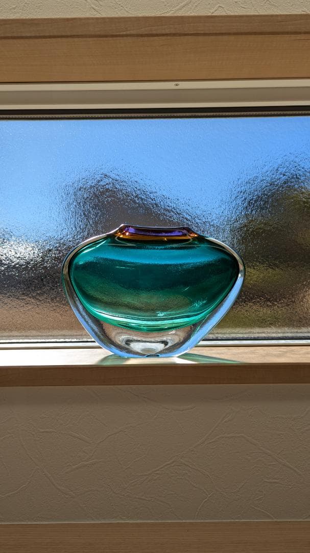 松浦あかね　ガラス花器