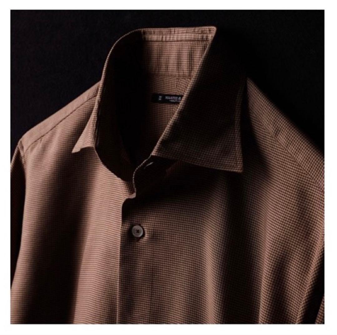 トップス MAATEE&SONS C/SILK HOUND TOOTH/ LIAN